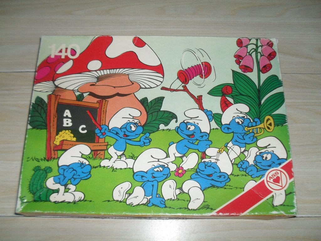 De Smurfen puzzle 140 stukjes, Ophalen, Minder dan 500 stukjes, Gebruikt, Legpuzzel