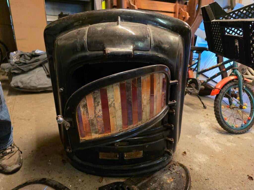 Kolenkachel houtkachel, Huis en Inrichting, Ophalen, Gebruikt, Hout, Houtkachel
