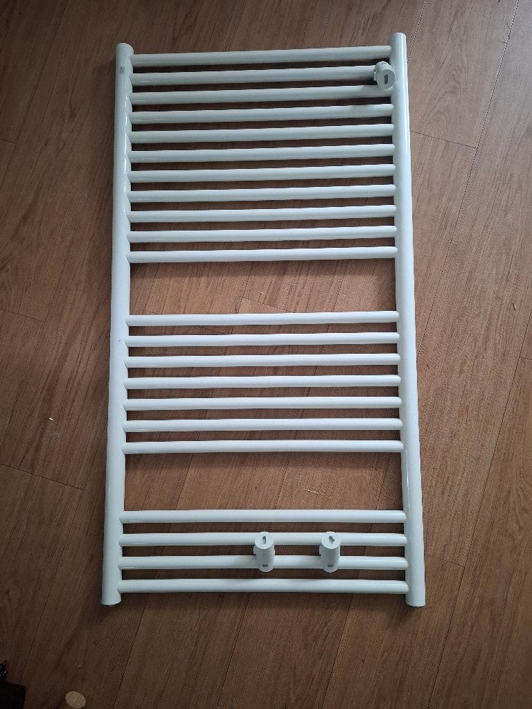 Badkamer radiator handdoekwarmer 60 x 110 cm wit, Ophalen, Radiator, Nieuw, 60 tot 150 cm