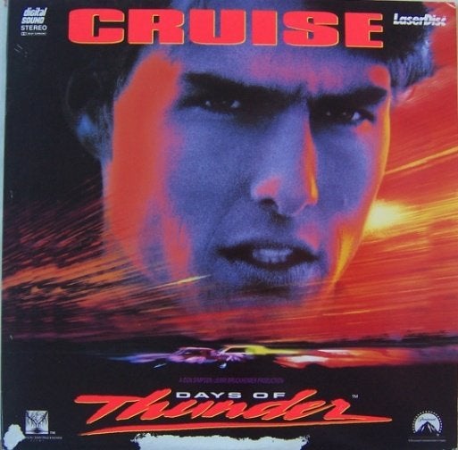 LD / Laser Disc - Days of Thunder, Cd's en Dvd's, Dvd's | Actie, Gebruikt, Actie, Import, Vanaf 12 jaar, Engels, Ophalen of Verzenden
