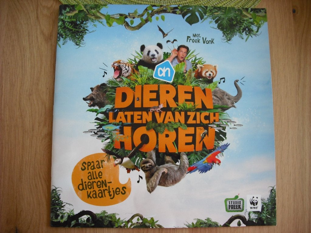 Dieren kaartjes  Ah, Albert Heijn, Ophalen of Verzenden