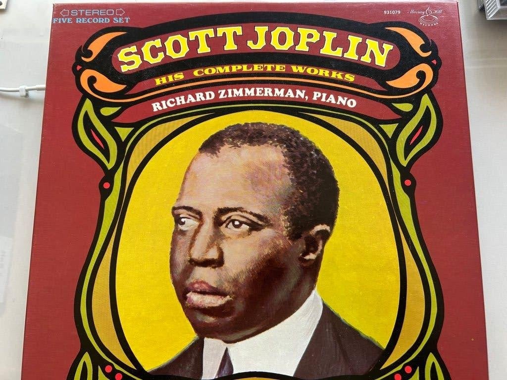 Scott Joplin complete werken., LP, Overige formaten, Ophalen of Verzenden, Zo goed als nieuw