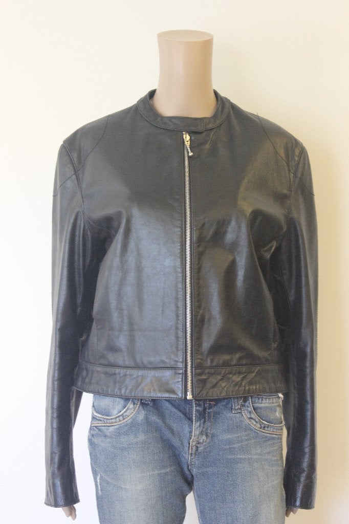 Green Hills zwart leren jasje maat 44, Kleding | Dames, Green Hills, ., Zwart, Maat 42/44 (L)