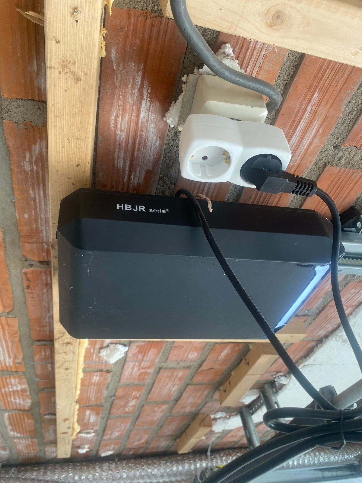 Garagedeur met elektrische opener HBJR serie, Ophalen, Gebruikt, 80 tot 100 cm, Garagedeur