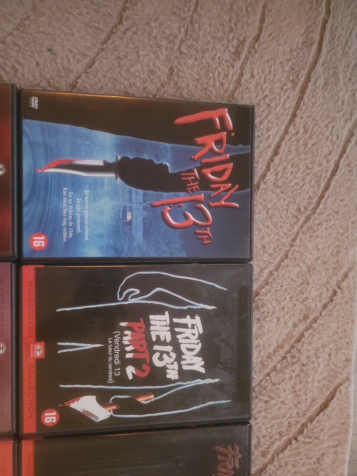 friday the 13th set 1 tm 8, Vanaf 16 jaar, Verzenden, Zo goed als nieuw, Slasher