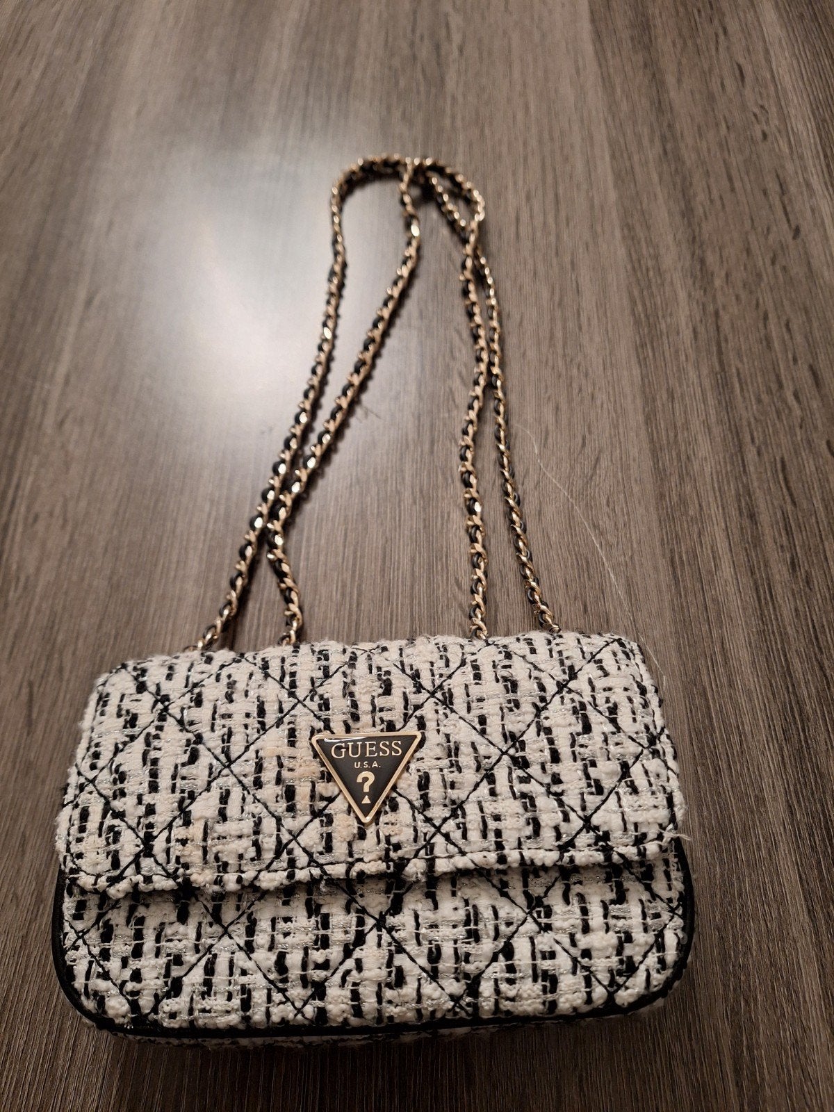 Guess  Tweed Sling bag/ shoulder bag, Ophalen of Verzenden, Zo goed als nieuw, Overige kleuren, Handtas