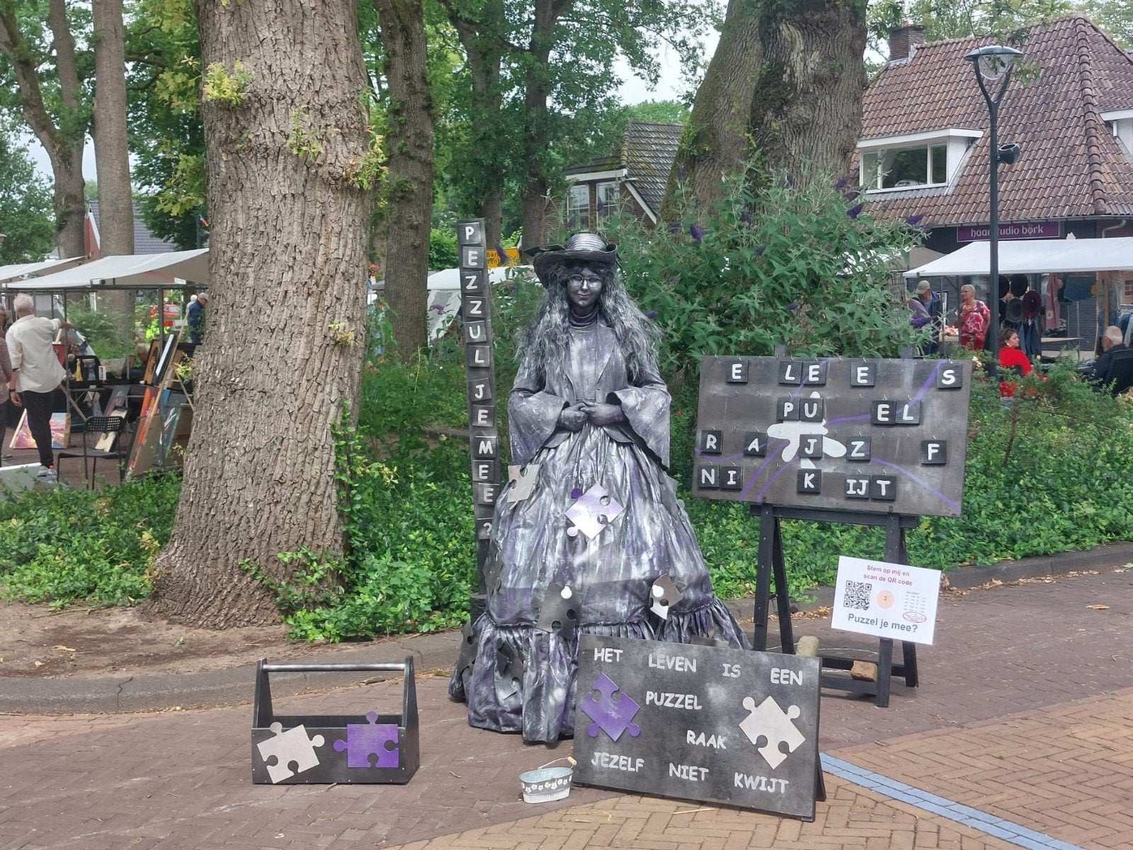 Living Statue pak – compleet kostuum, Ophalen, Zo goed als nieuw, Toneelattributen of Onderdelen