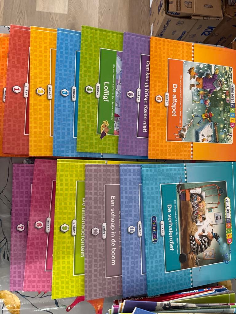 Veilig Leren Lezen Complete set Anker 1 t/m 12 kim versie, Ophalen of Verzenden, Zo goed als nieuw, Non-fictie