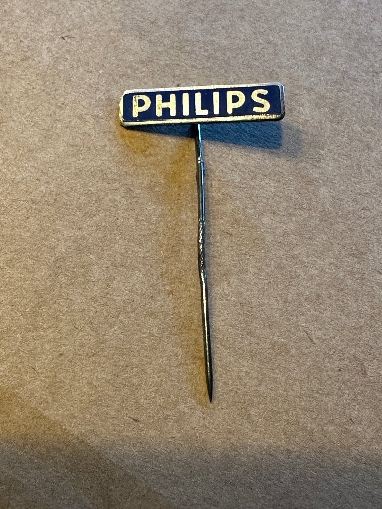 Mooie oude emaille Philips speld., Verzamelen, Merken en Reclamevoorwerpen, Gebruikt, Gebruiksvoorwerp, Ophalen of Verzenden