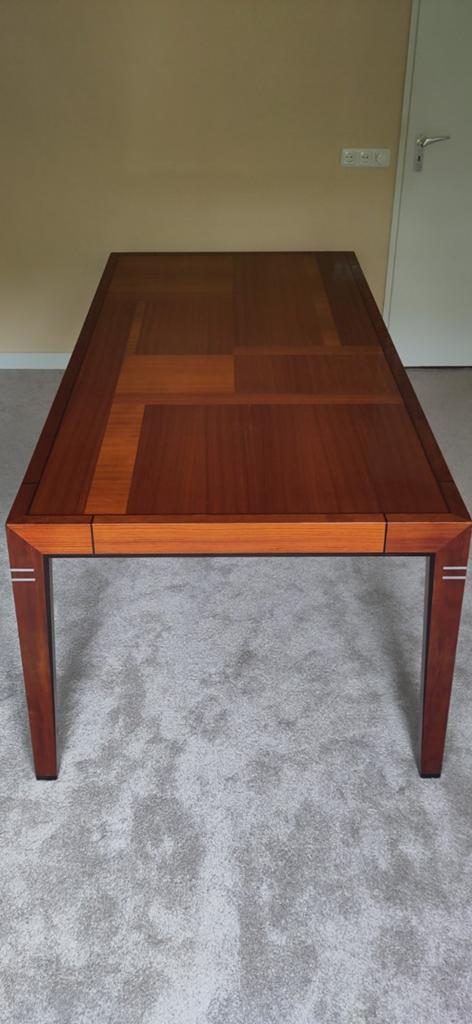 Schuitema Decoforma design eettafel – stijlvolle blikvanger, 200 cm of meer, Zo goed als nieuw, Kersenhout, Art Deco