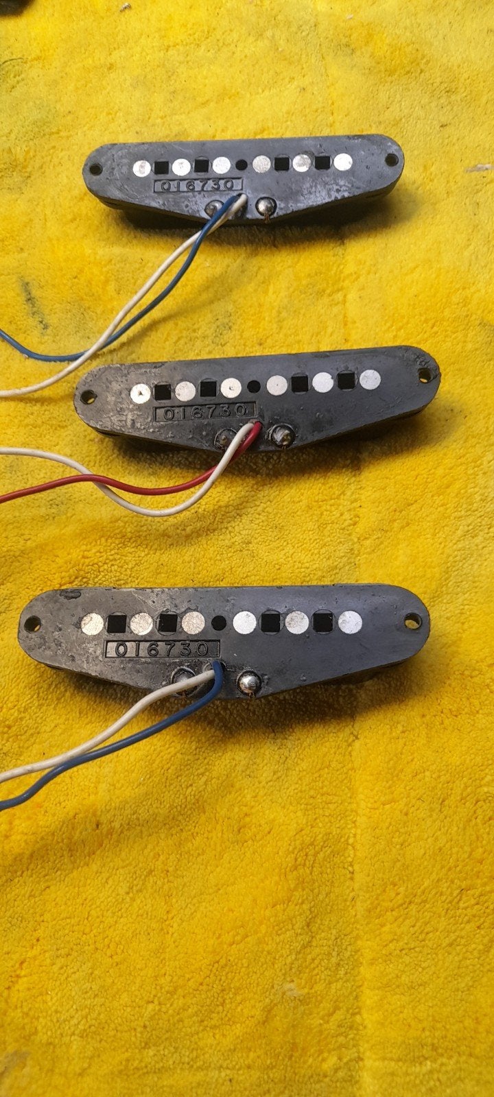 jaren 80 fender pickups, Ophalen of Verzenden, Gebruikt, Elektrische gitaar