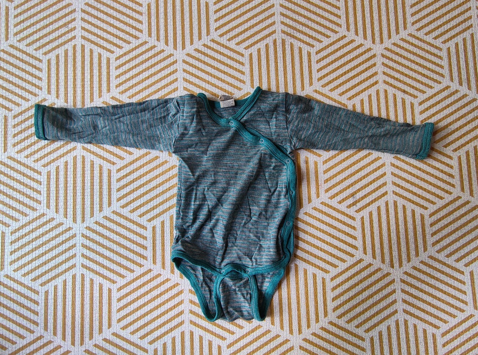 Engel romper wol-zijde maat 74, Nacht- of Onderkleding, Gebruikt, Jongetje of Meisje, Engel