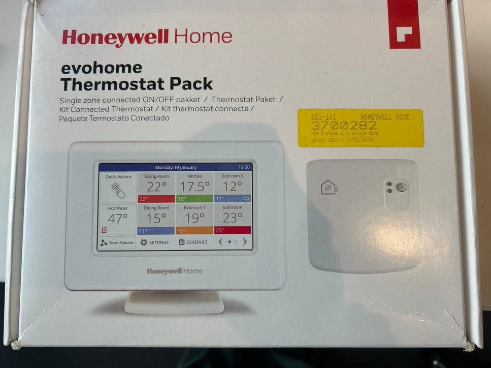 Honeywell EvoHome Kit WiFi Single Zone - Nieuw, Doe-het-zelf en Verbouw, Thermostaten, Ophalen of Verzenden, Slimme thermostaat