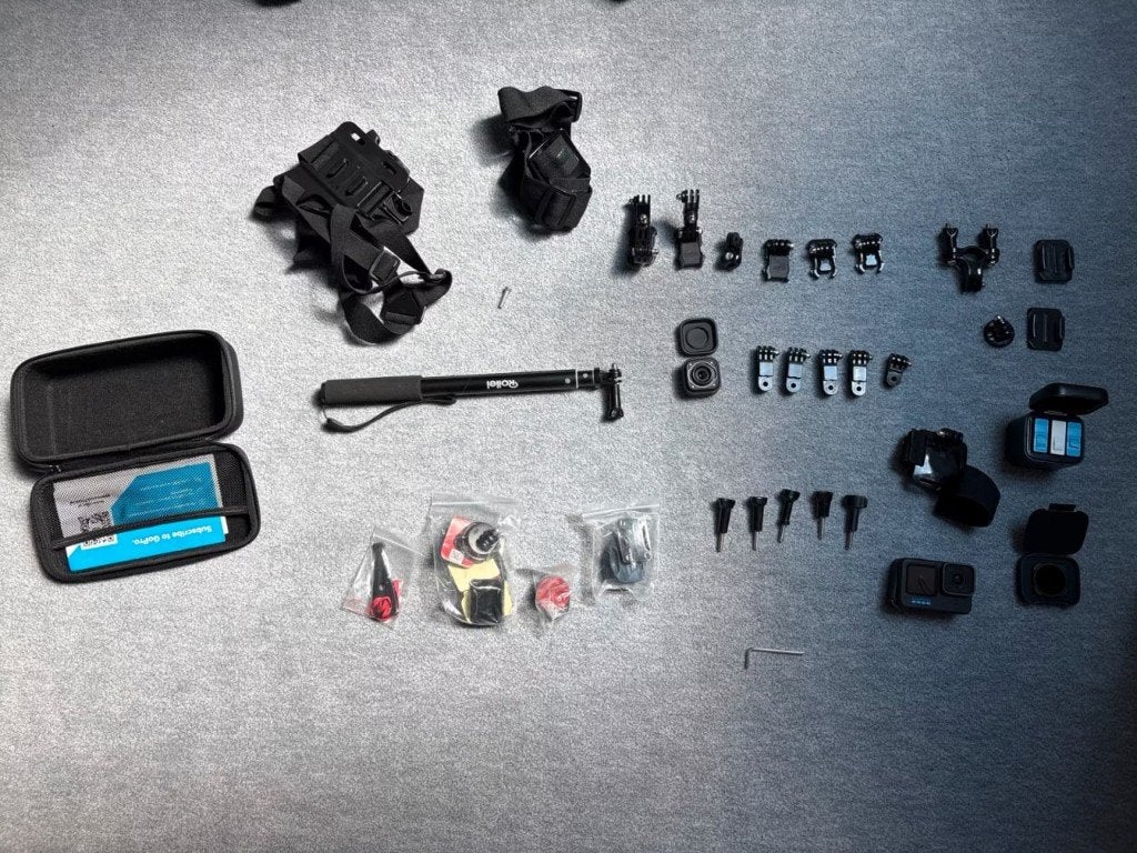 GoPro Hero 11 Black compleet set met accessoires, Ophalen, Zo goed als nieuw, GoPro