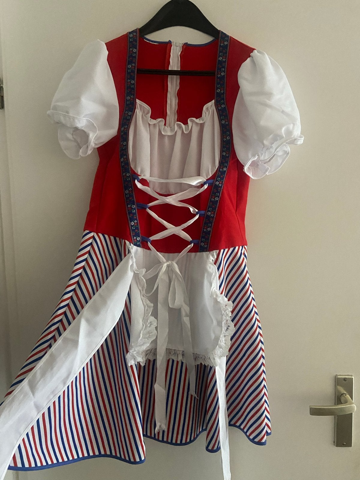 Carnavalsoutfit Hollands Meisje - Zo goed als nieuw, Carnaval, Ophalen of Verzenden, Zo goed als nieuw, Kleding