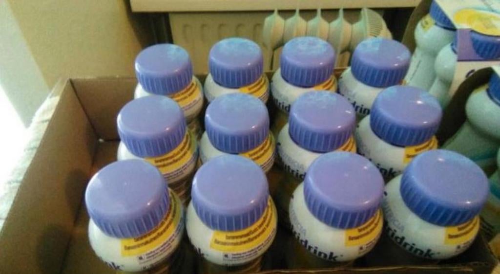 Te koop: Flesjes Fresubin en Nutridrink., Ophalen