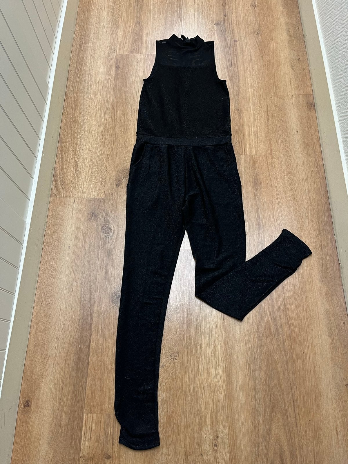 Coolcat zwarte glitter jumpsuit maat 158/164, Ophalen of Verzenden, Zo goed als nieuw, Maat 34 (XS) of kleiner, Zwart