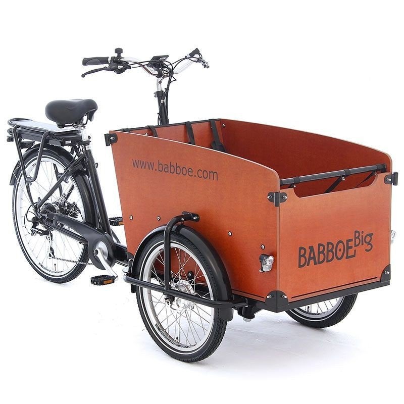 Babboe Big Elektrische Bakfiets Compleet, Overige merken, 4 kinderen of meer, Gebruikt, Huif
