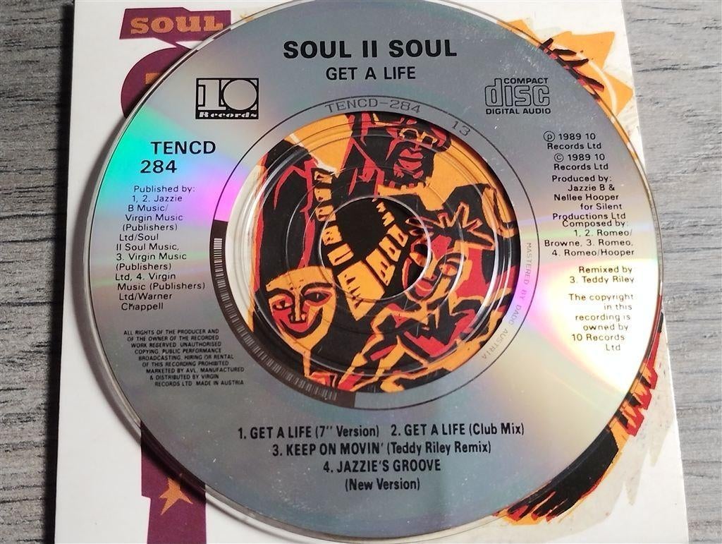 Soul II Soul ‎– Get A Life [3 Inch CD Single]., Ophalen of Verzenden, Zo goed als nieuw, R&B en Soul
