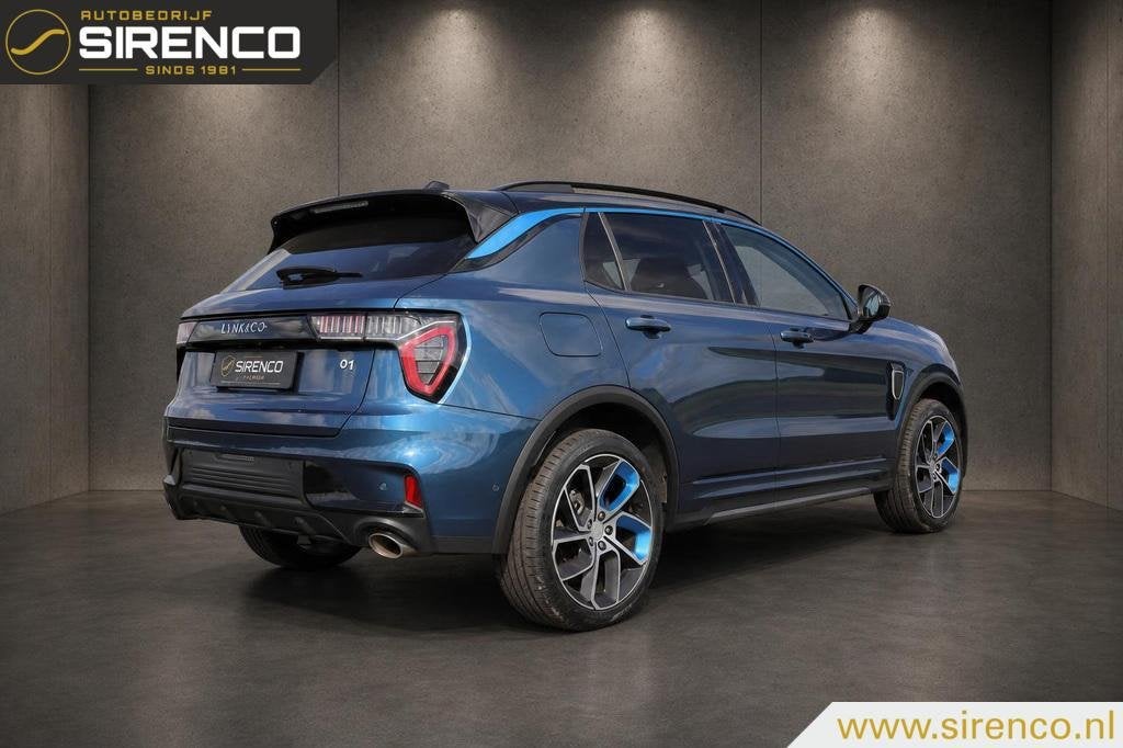 Lynk & Co 01 1.5 phev| trekhaak |panoramadak | stoelverwarmi, Stof, Blauw, 120 €/maand, Bedrijf