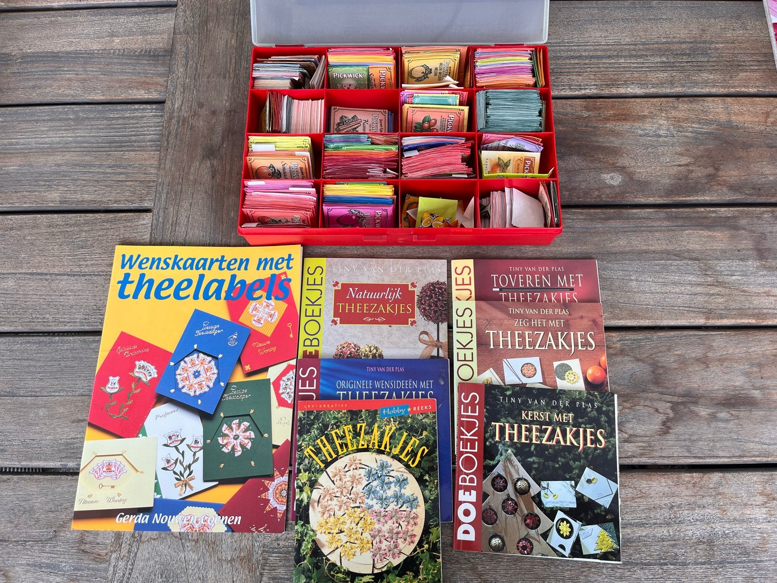 Theelabels en boeken voor theezakjes knutselen, Ophalen, Overige typen, Vol