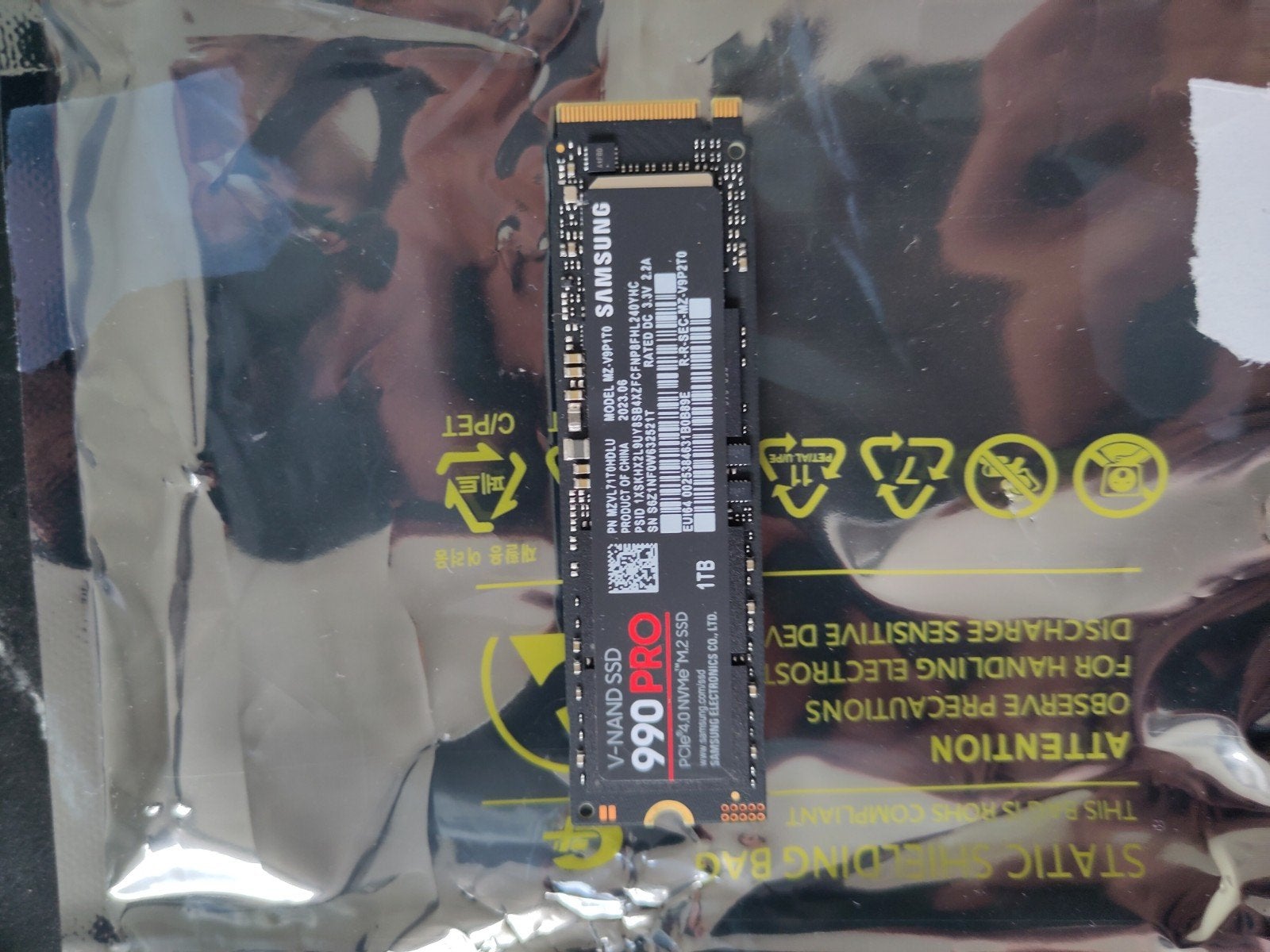 Samsung 990 PRO 1TB, Computers en Software, Harde schijven, Intern, Gebruikt, Samsung 990 Pro, SSD