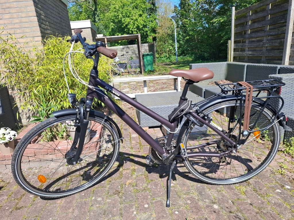 Mooie damesfiets B'twin Hoprider 500, Fietsen en Brommers, Ophalen, Gebruikt, Meer dan 20 versnellingen, Overige merken
