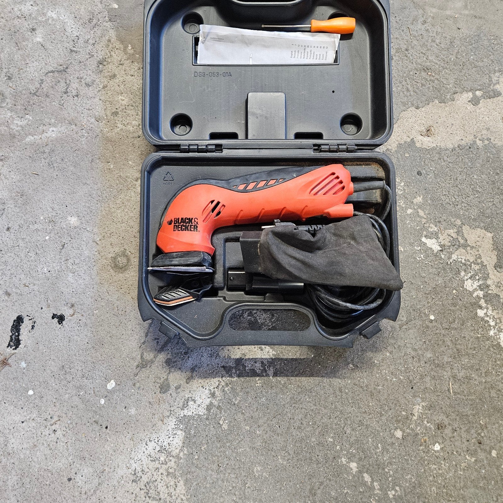 black&decker schuurmachine