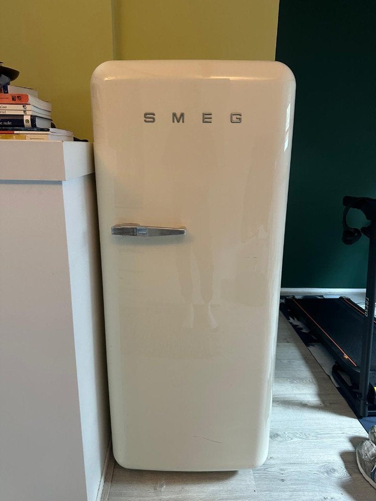 SMEG Combikoelkast met vriesvak [Vintage], Witgoed en Apparatuur, Ophalen, Gebruikt, 200 liter of meer, 60 cm of meer