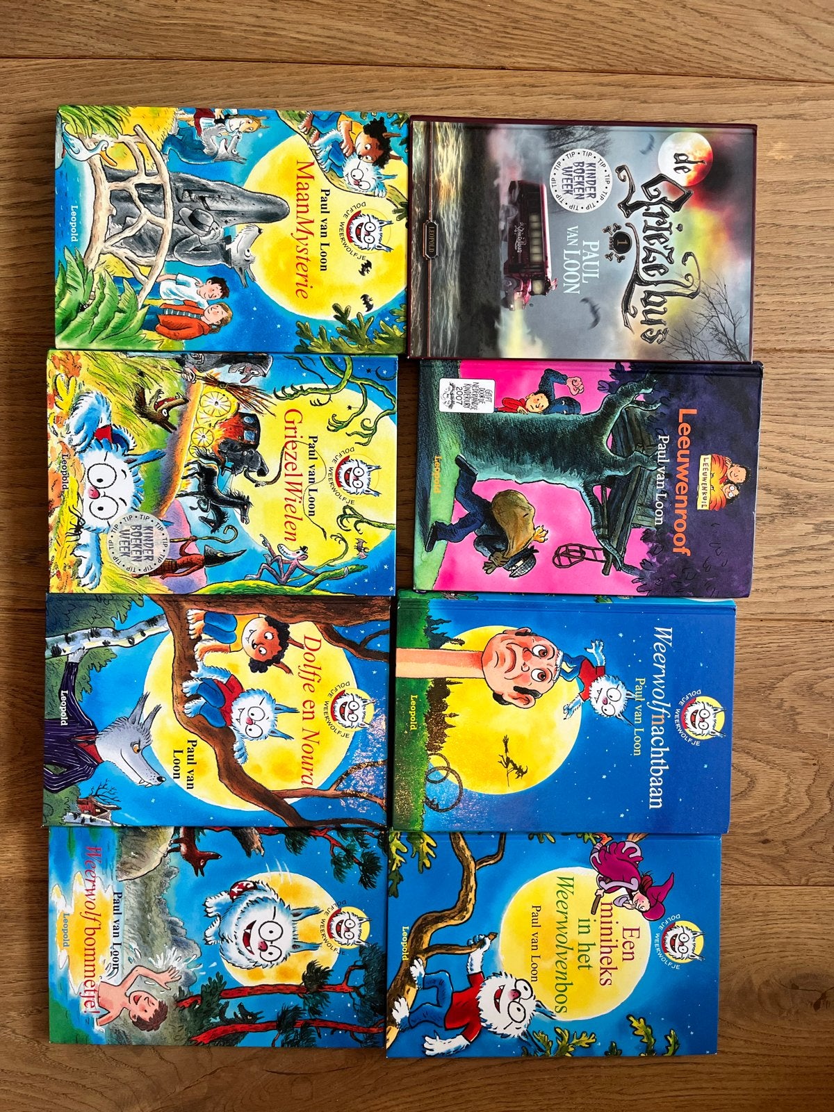 Paul van Loon boeken - Griezelbus, Dolfje Weerwolfje, Ophalen, Gelezen, Fictie algemeen
