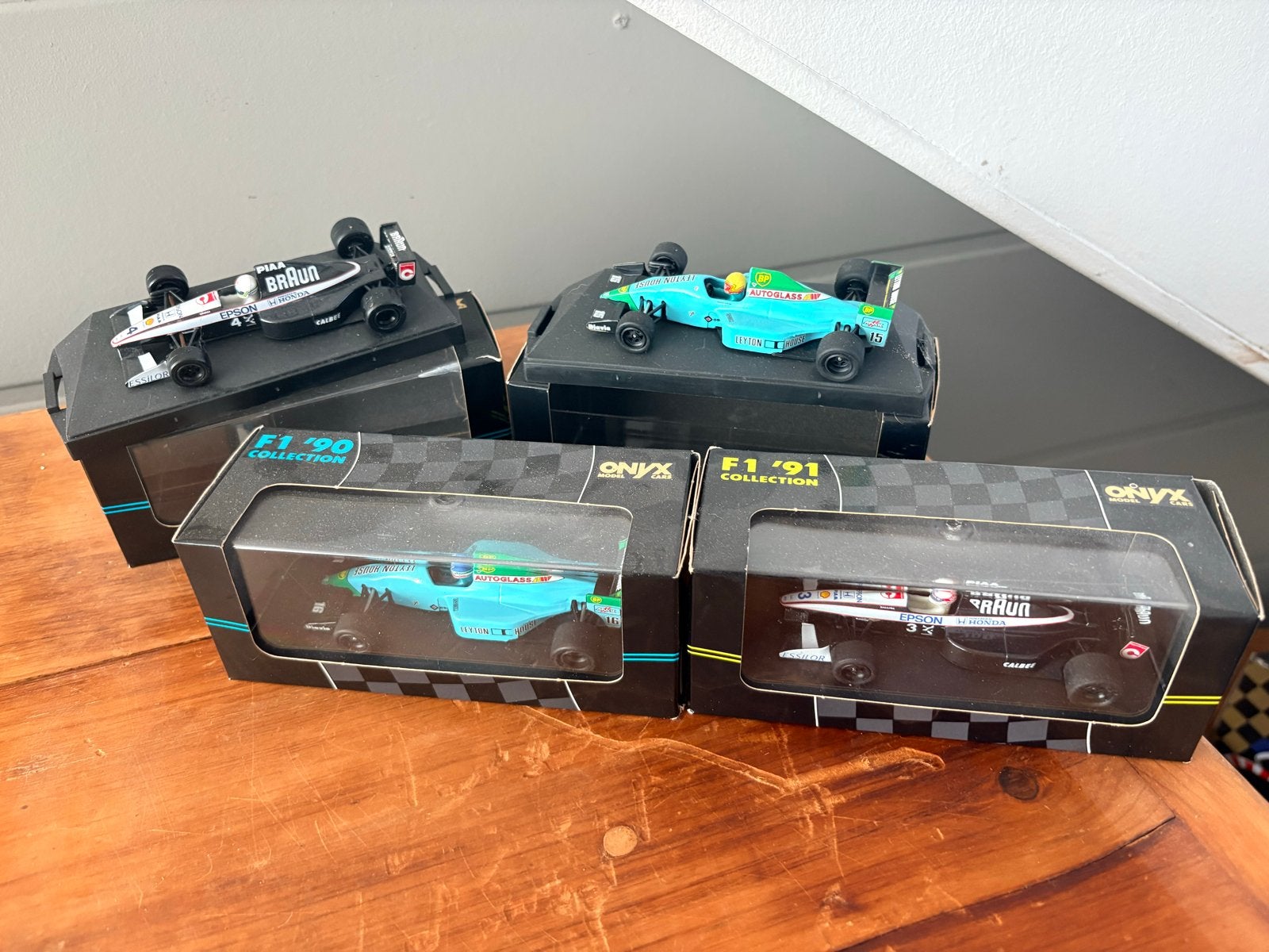 Onyx F1 '90 & '91 Collection Modelauto's (4 stuks), Ophalen of Verzenden, Zo goed als nieuw, Overige typen