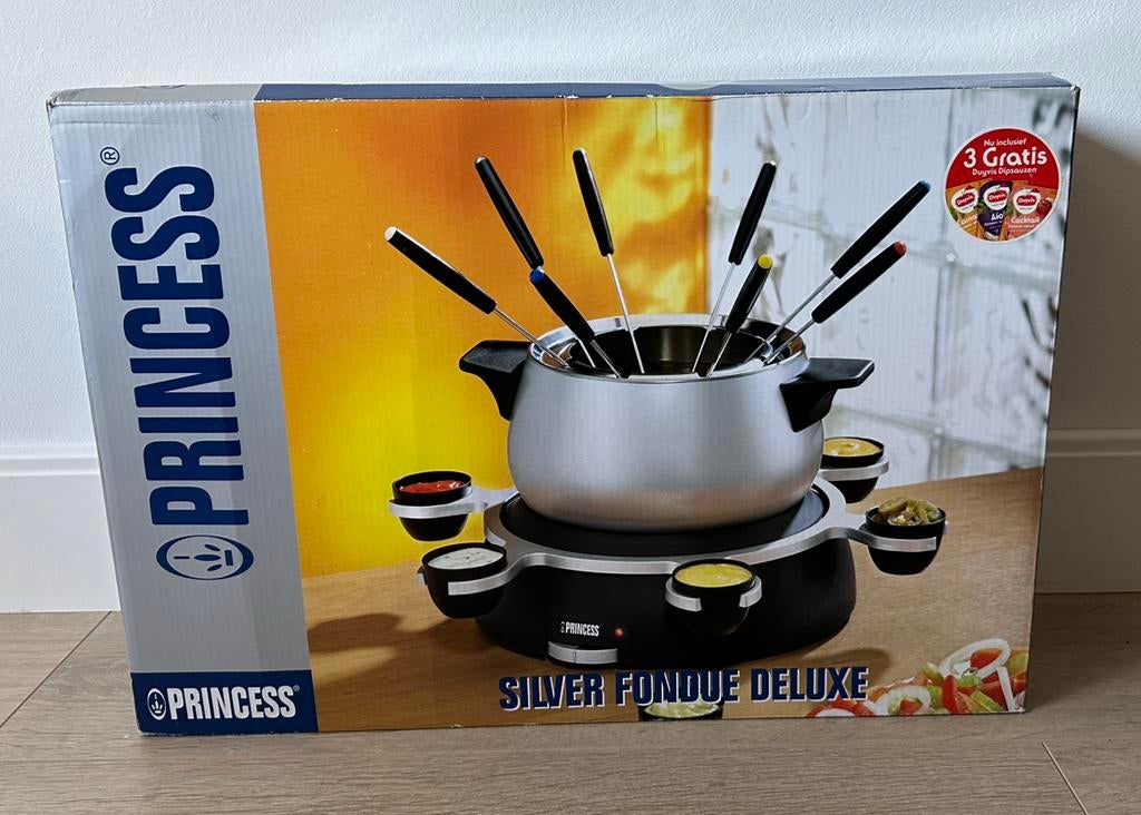 Princess fondue set, Ophalen of Verzenden, Zo goed als nieuw, Elektrisch, Fondueset