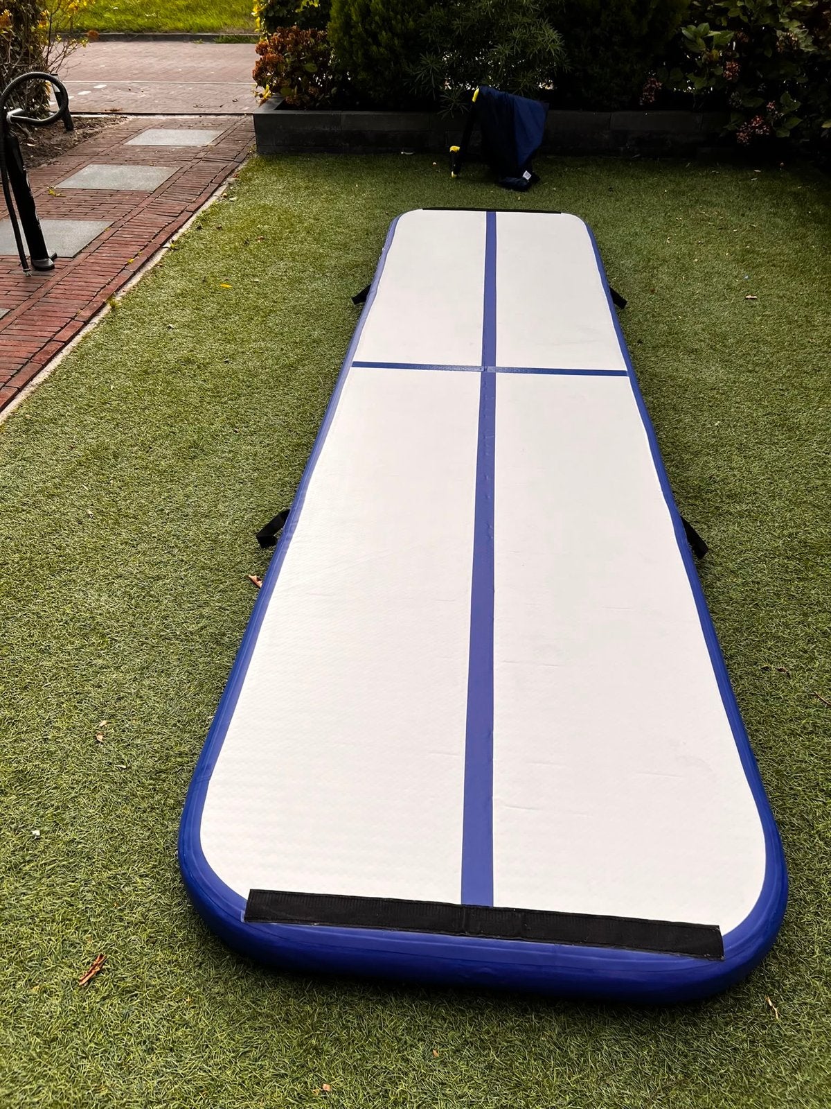 Turnmat / Airtrack - Zo goed als nieuw, Ophalen, Zo goed als nieuw, Blauw, Materiaal