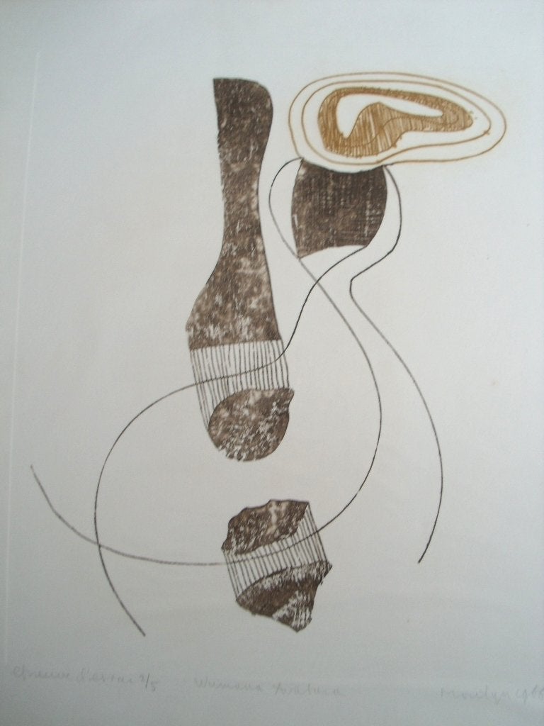 Jan Montyn (1924-2015) zonder titel - nr. 2/5 - 1966, Ophalen of Verzenden