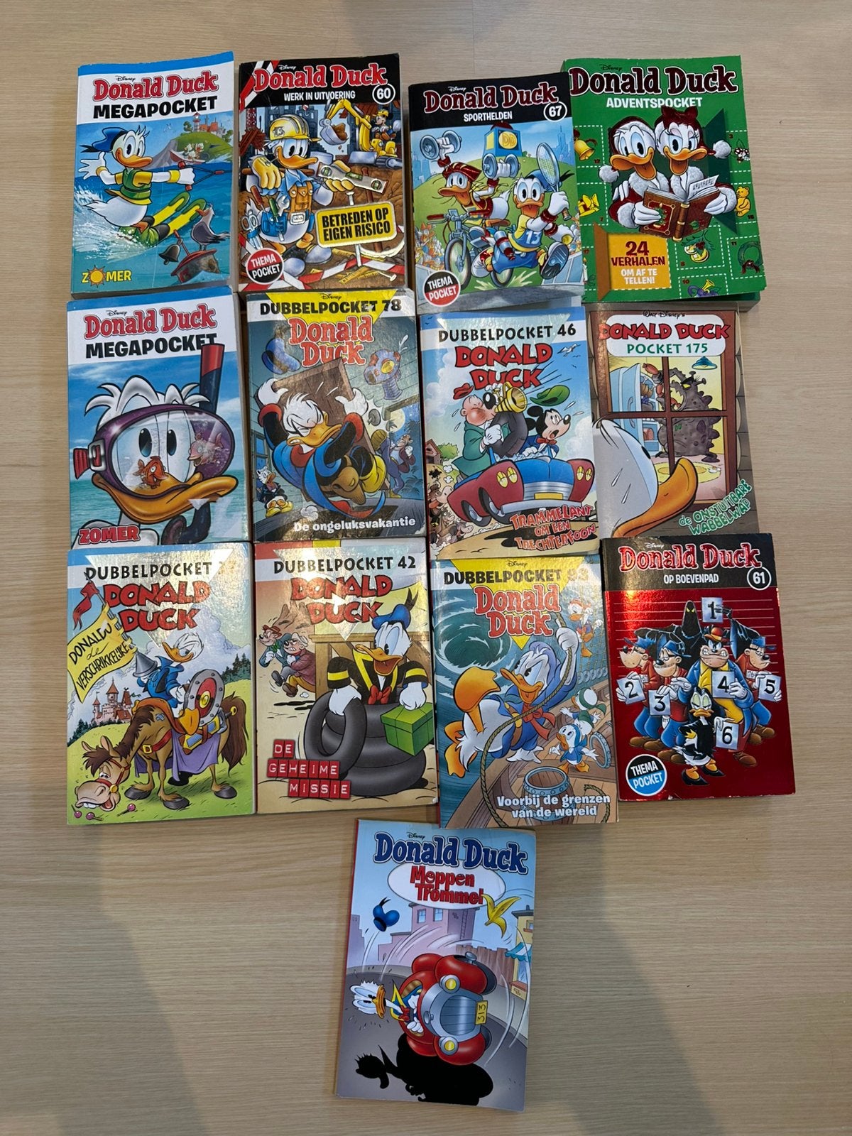 Donald duck pockets, Meerdere comics, Ophalen of Verzenden, Gelezen, Europa