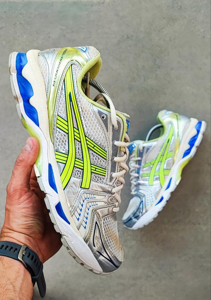 Asics Gel Keyano 14 maat 45, Zo goed als nieuw, Asics, Verzenden, Blauw