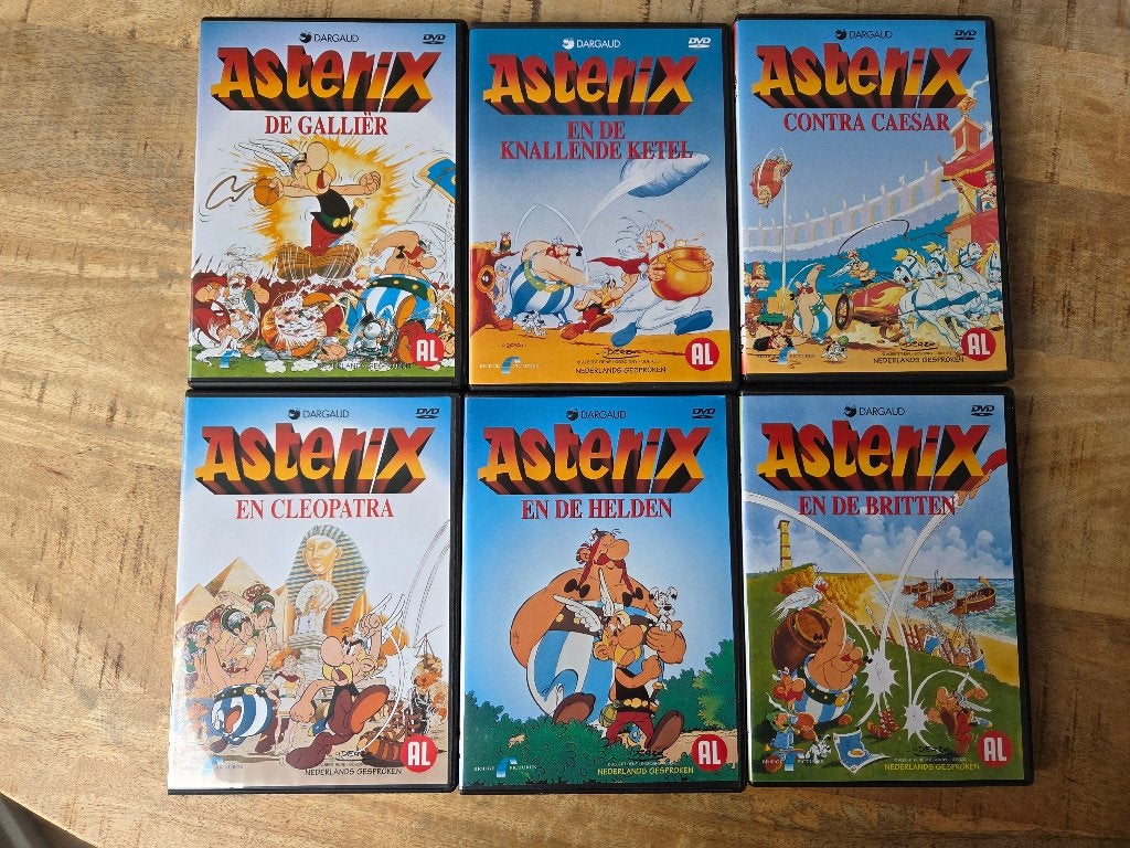 Asterix & Obelix 6-DVD box set (Compleet) Nederlands, Europees, Tekenfilm, Alle leeftijden, Zo goed als nieuw
