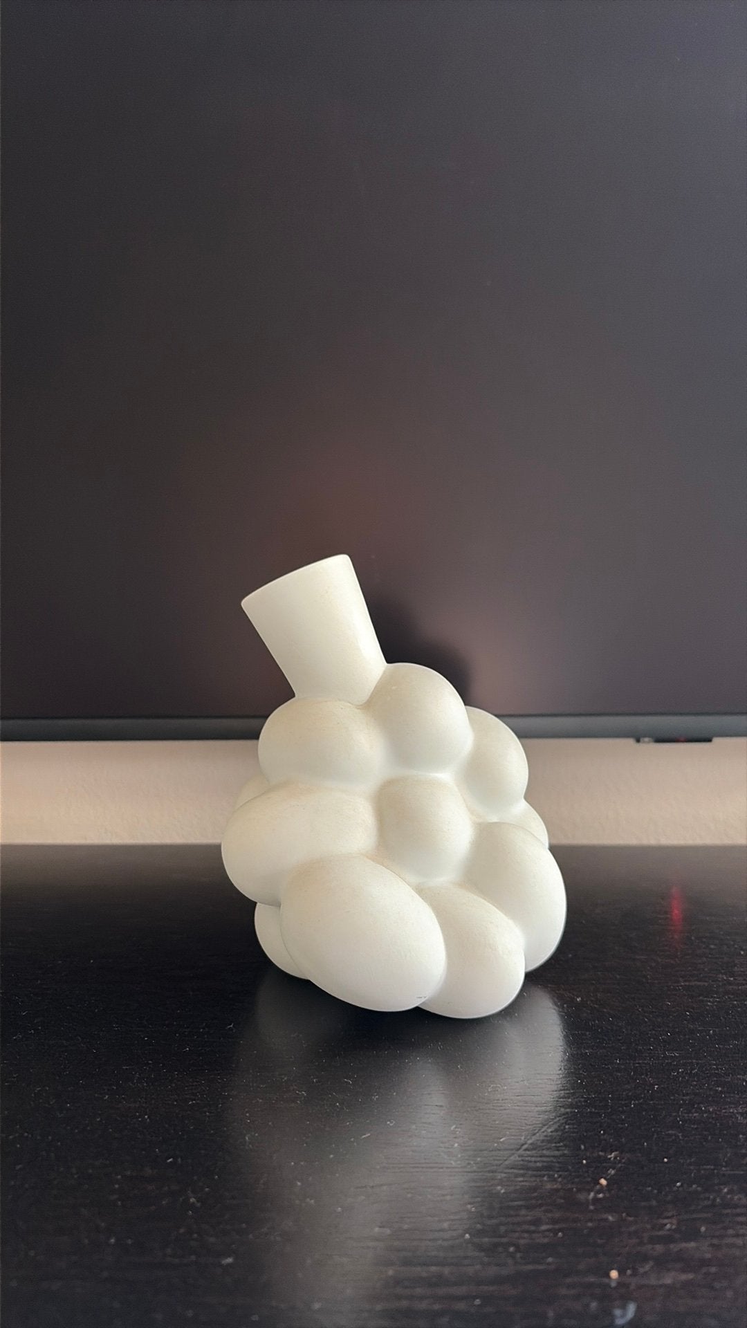 Moooi Egg vase - Maat L, Ophalen of Verzenden, Zo goed als nieuw, Wit, Steen/keramiek