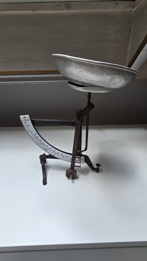 Antiek weegschaal, Ophalen, Overige typen, Gebruikt, Minder dan 10 kg