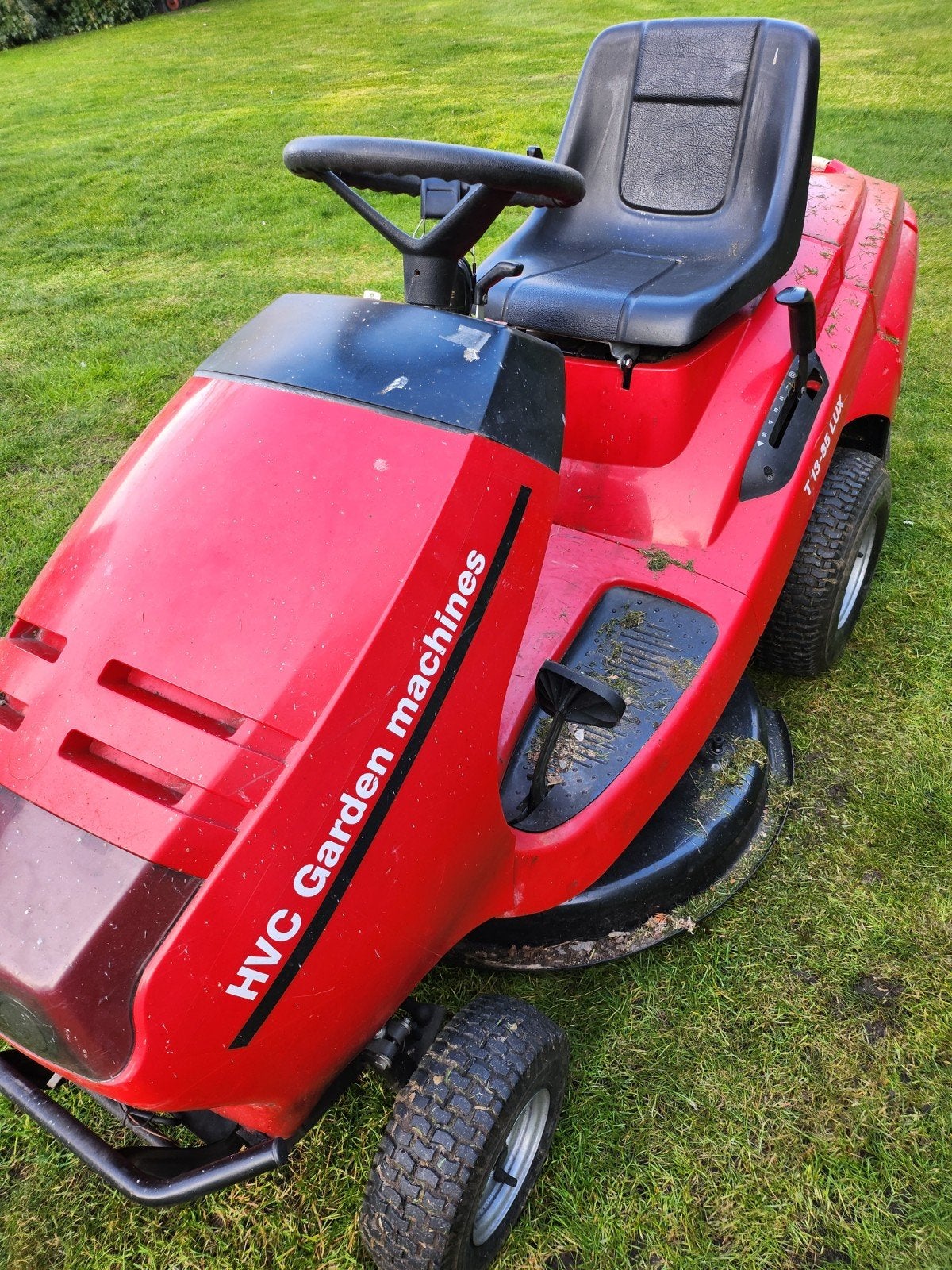 HVC Garden Machines T 13-85 LUX Zitmaaier, Tuin en Terras, Ophalen, Cirkelmaaier, Gebruikt, Opvangbak