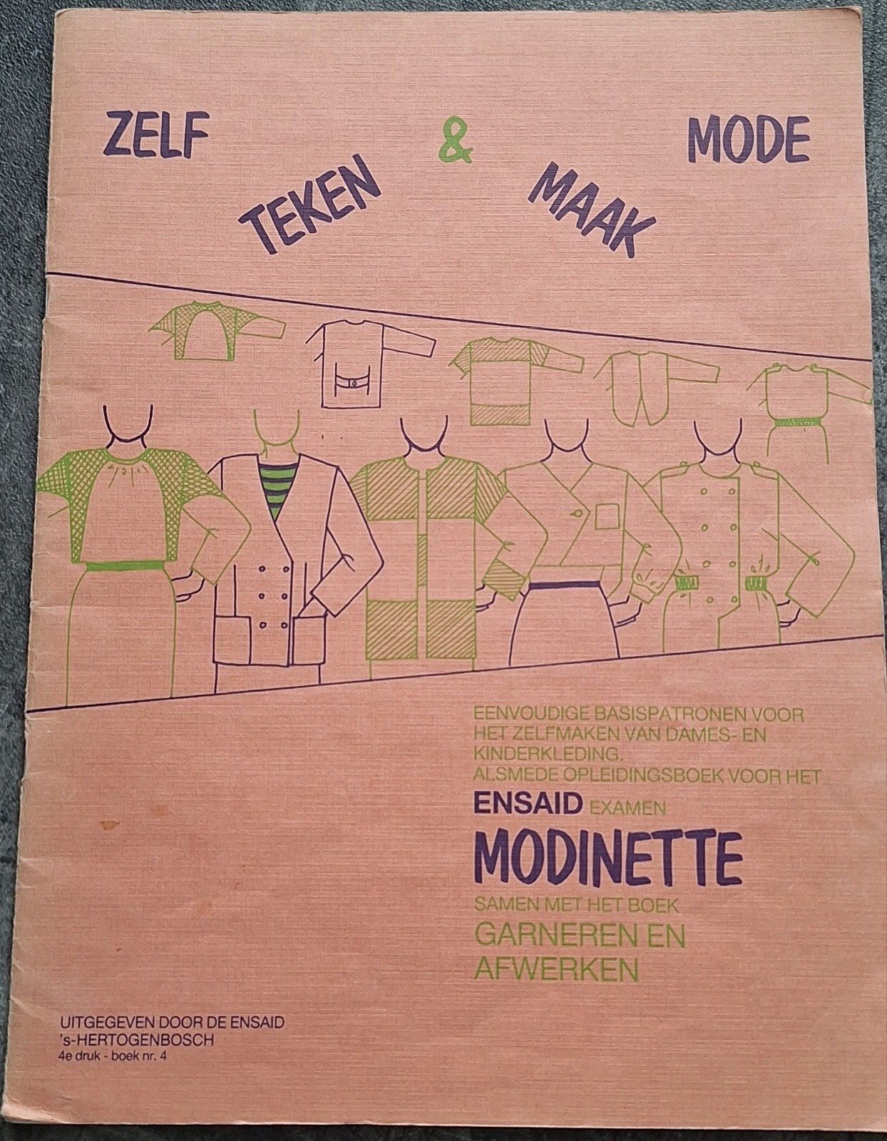 Patroontekenen Ensaid Modinette - Zelf Teken & Maak Mode, Ophalen of Verzenden, Gelezen