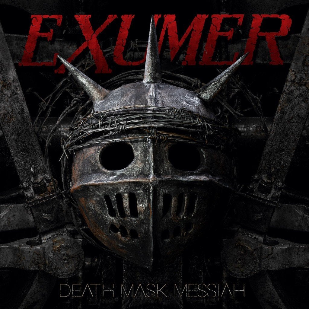 EXUMER - Death Mask Messiah (Grijs/Bruin Ripple Vinyl), LP, Colored vinyl, Ophalen of Verzenden, 12 inch