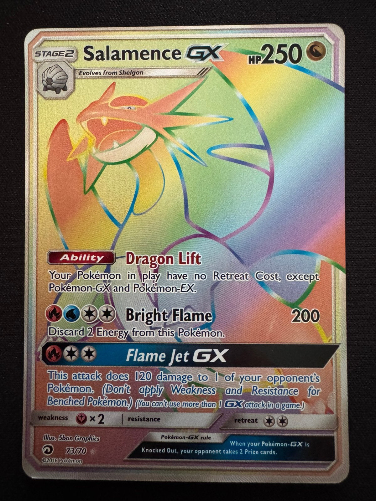 Salamence GX (DRM 73), Ophalen, Zo goed als nieuw