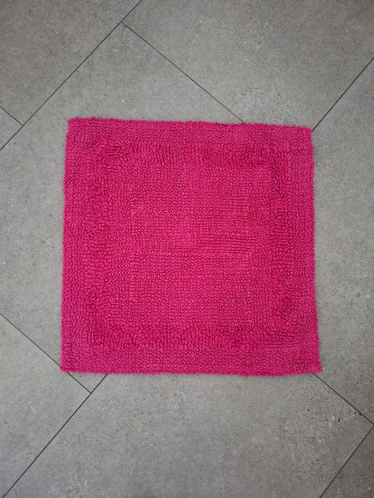 Roze badmat 50 x 50 cm, Ophalen of Verzenden, Roze, Badmat