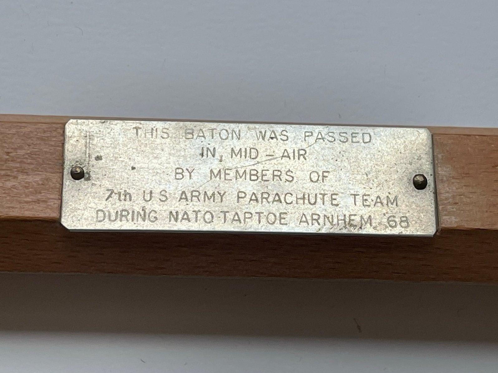 NATO Taptoe 1968 - 7th US Army Parachute Team, Ophalen of Verzenden, Landmacht, Amerika, Overige typen