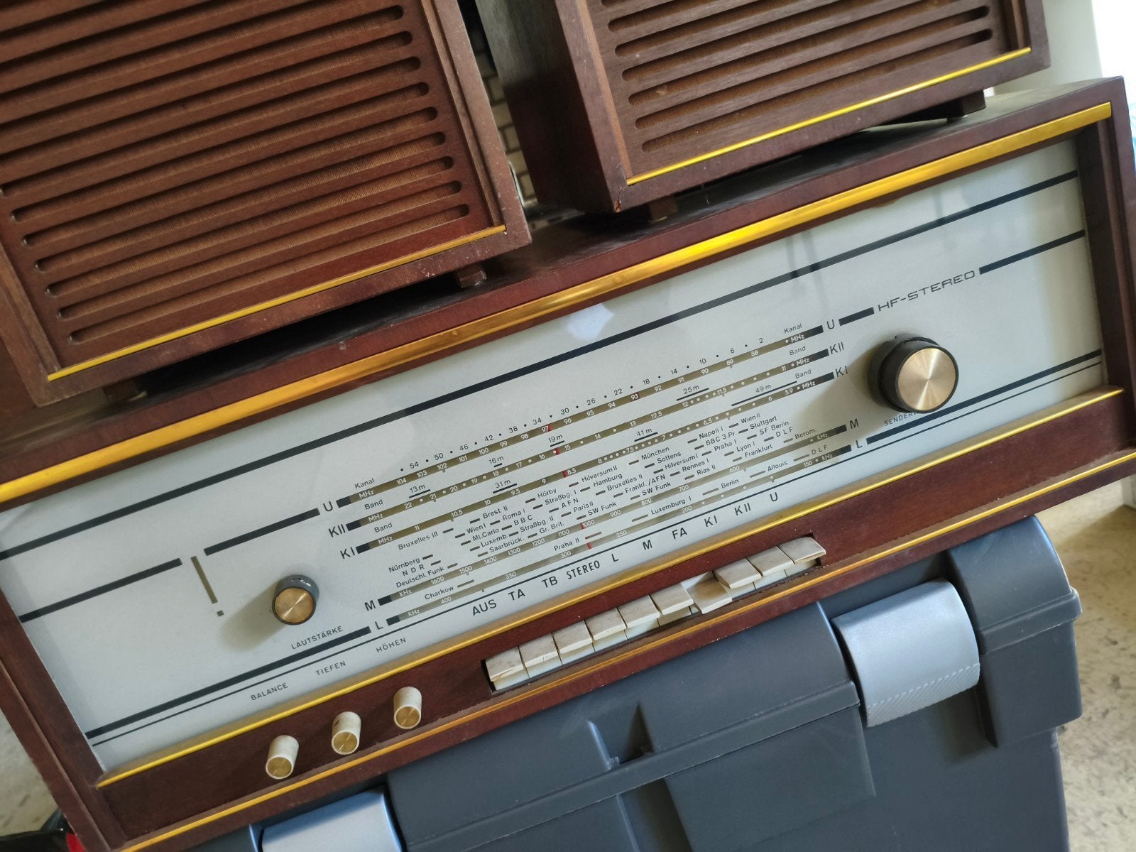 vintage radio, Ophalen