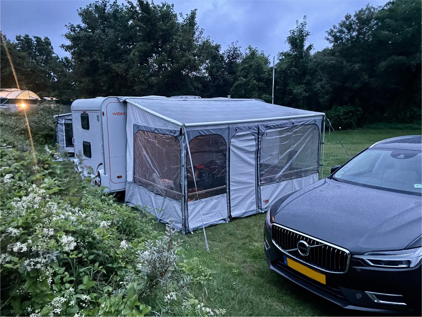 Fiamma Caravanstore ZipXL 410cm Luifel met Zijwanden, Ophalen, Zo goed als nieuw, Vinyl, Fiamma
