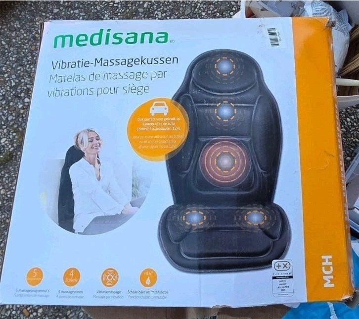 Medisana vibratie massage kussen, Sport en Fitness, Massageproducten, Ophalen of Verzenden, Zo goed als nieuw, Massagestoel of Kussen