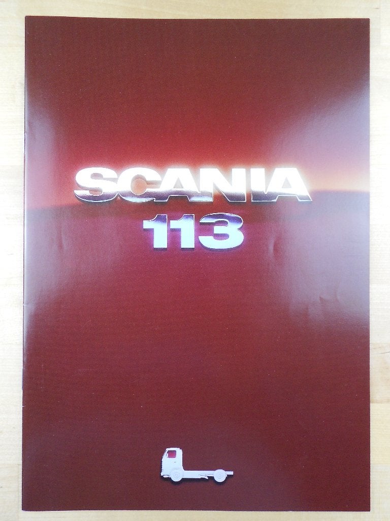 Scania 113 Brochure 1993 – R113 Streamline P113, Ophalen of Verzenden, Zo goed als nieuw, Overige merken, Scania