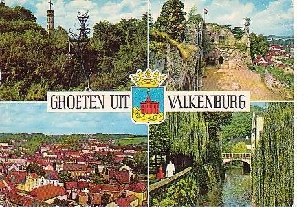 Ansichtkaart 	Valkenburg	4-luik	Hotel Cosy Corner, Verzenden, 1960 tot 1980, Gelopen, Limburg
